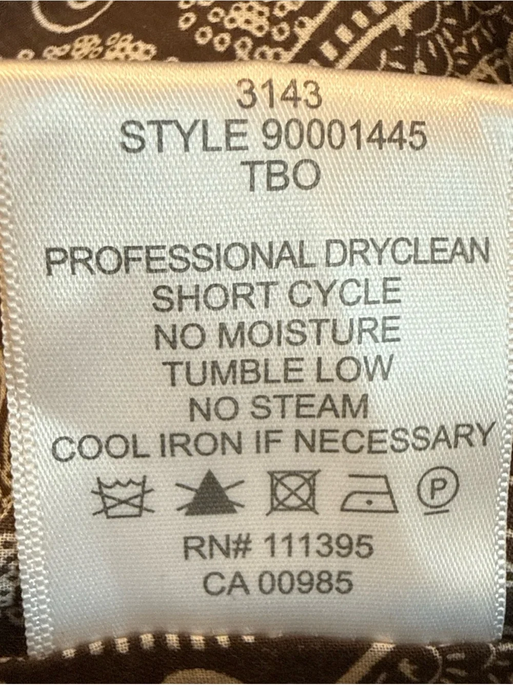 Tory Burch Shift Dress Brown White Vintage